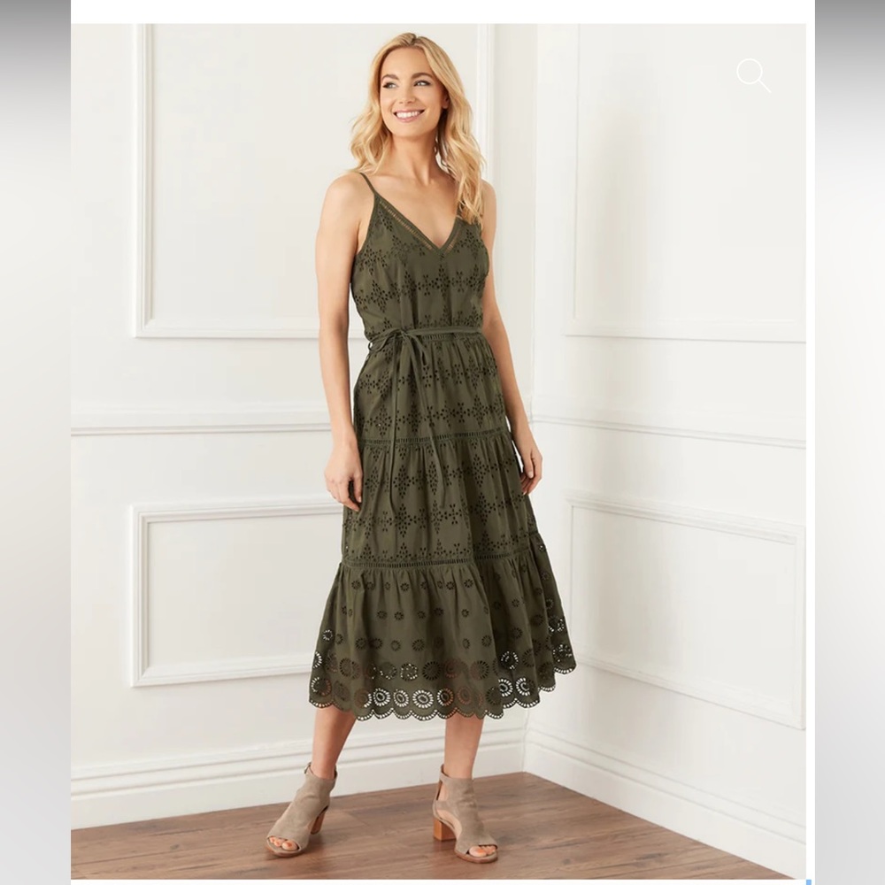 Karen Kane Tiered Midi Dress